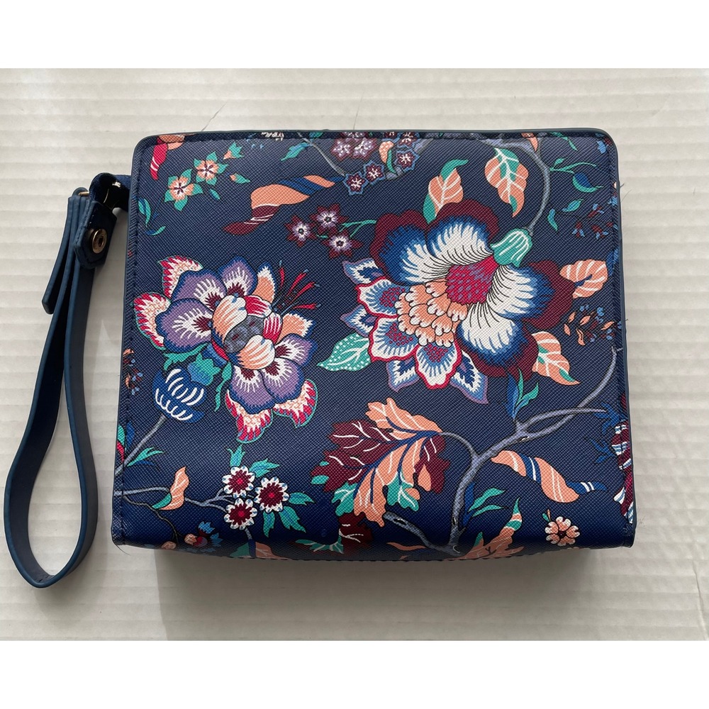 Liberty of London British Airways First Class Floral Wristlet Pouch Kit Bag - Picture 8 of 8